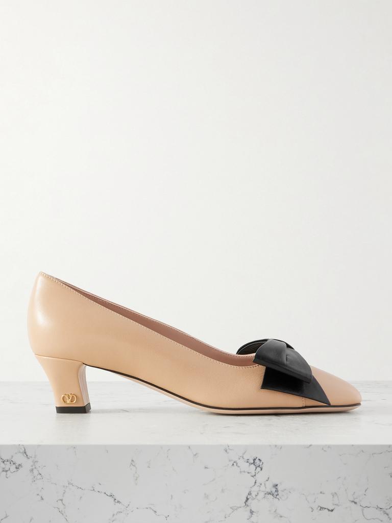 スリッポン VALENTINO CARAMEL LEATHER PLASTER CASTER SLIPPERS Valentino Garavani Caramel Leather Plaster Caster Slippers