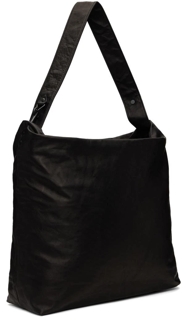 YOHJI YAMAMOTO Black Washed Horse Leather 2Way Bag 3
