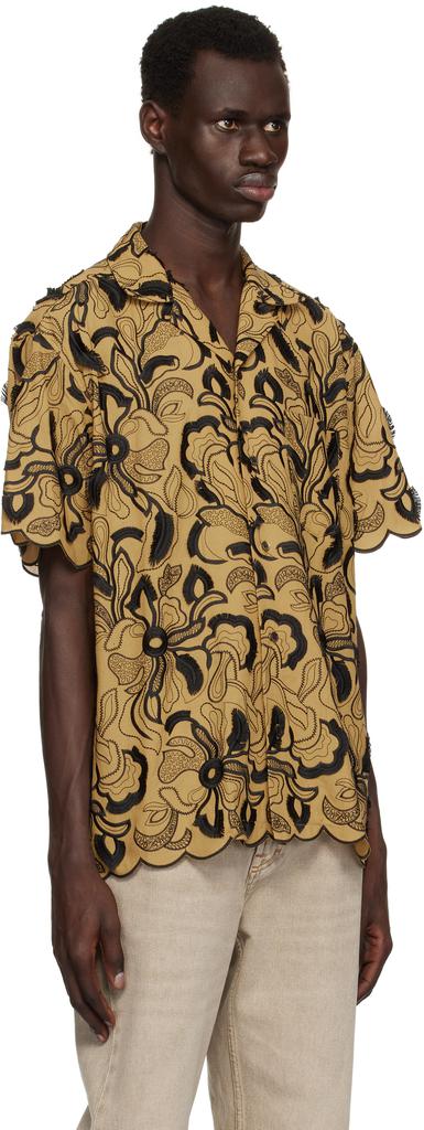 Toga Virilis Beige Embroidery Shirt