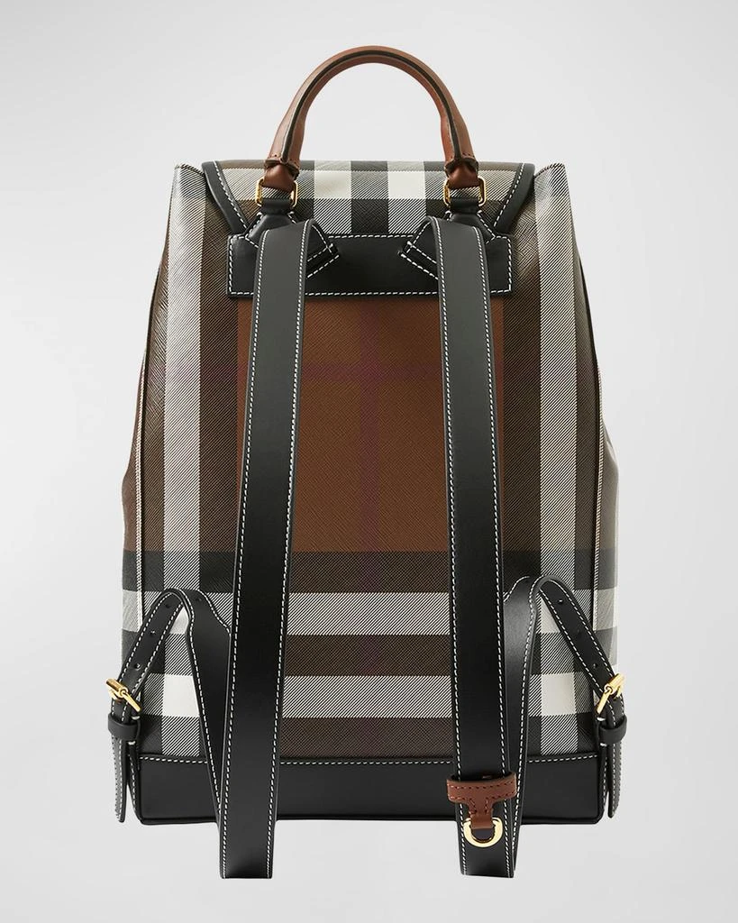 Burberry Check Flap Drawstring Backpack 4