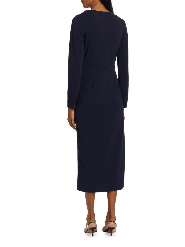 Tanya Taylor Robinette Scuba Crepe Midi-Dress