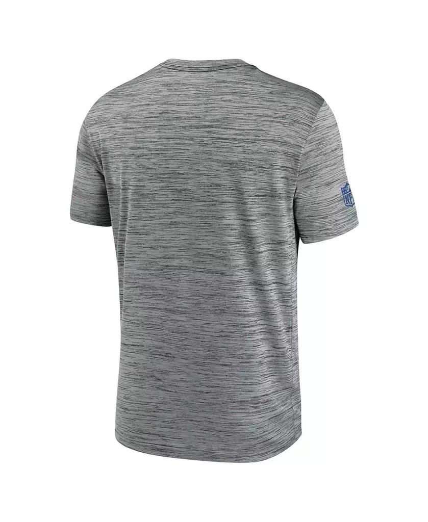 NIKE Men's Gray New York Giants Sideline Velocity Performance T-Shirt 2