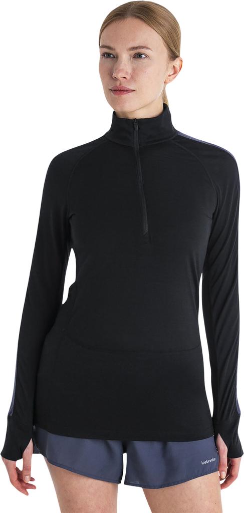 Icebreaker Merino Blend 125 ZoneKnit Long Sleeve Half Zip Thermal Top - Women
s