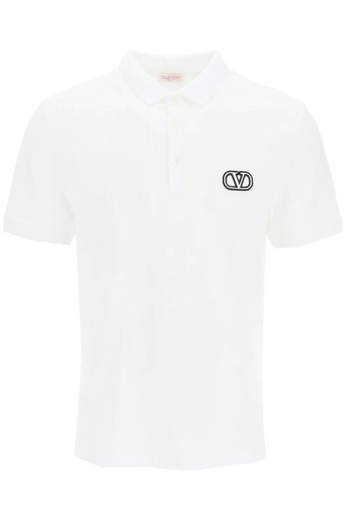 Valentino Men's Vlogo Signature Shirt Blue