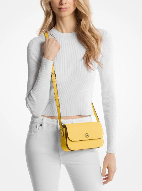 Michael Kors Jet Set Travel Small Pebbled Leather Crossbody Bag 3
