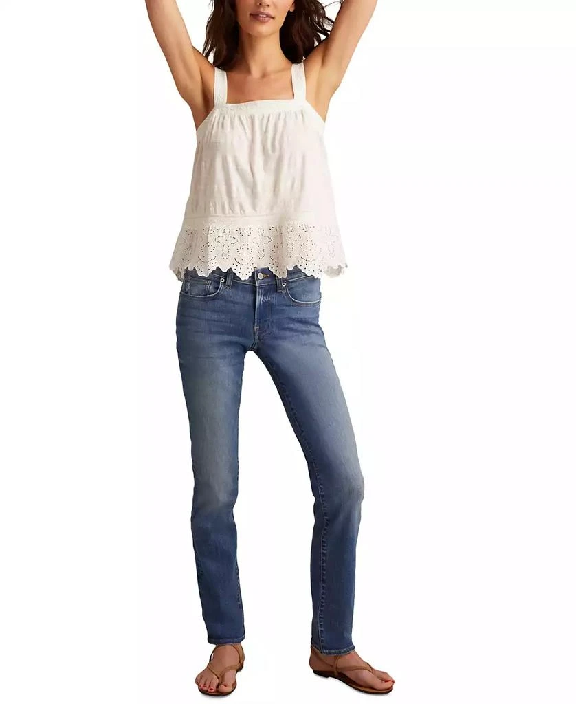 Lucky Brand Women's Sweet Mid Rise Straight Jeans 1