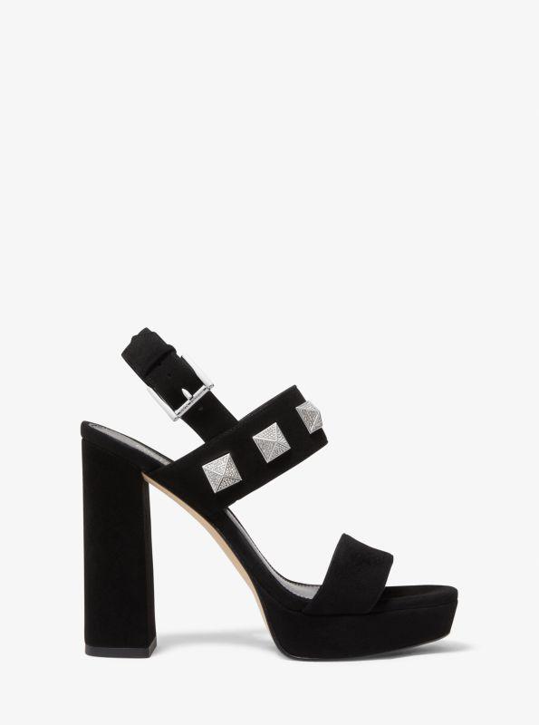 michael_kors Wren Studded Suede Platform Sandal