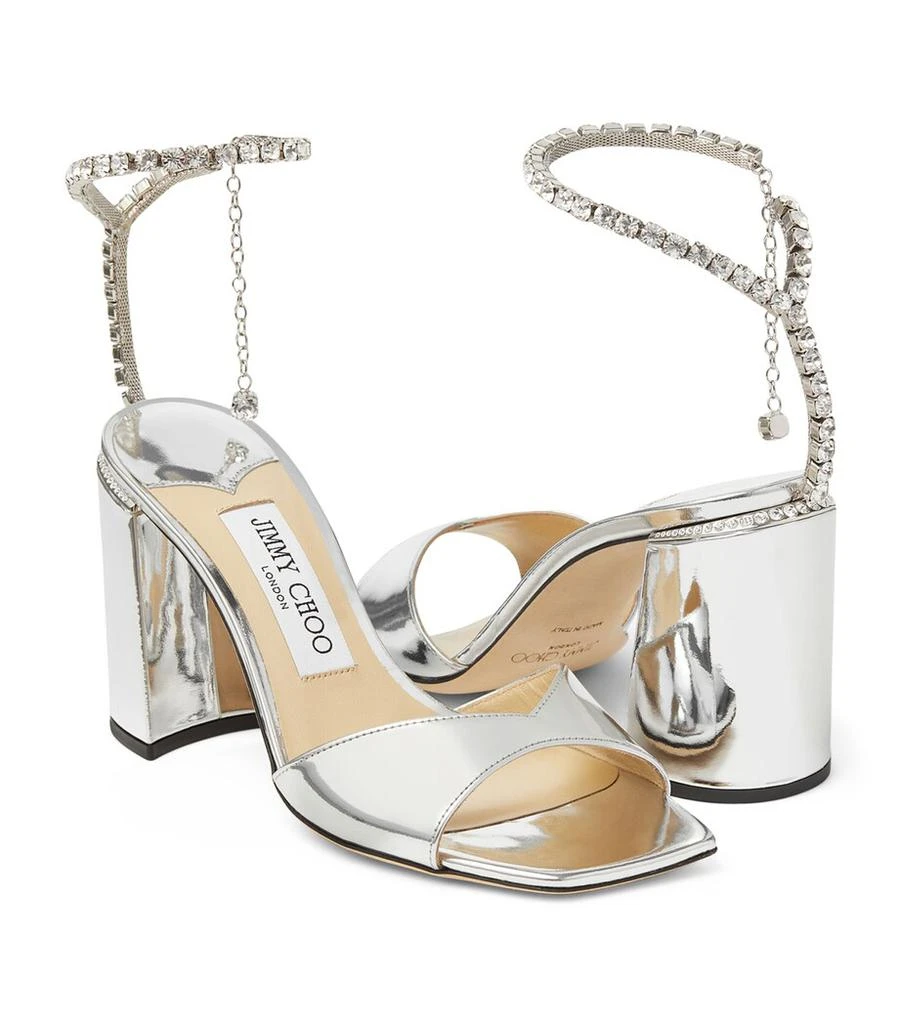 Jimmy Choo Saeda 85 Leather Heeled Sandals 5