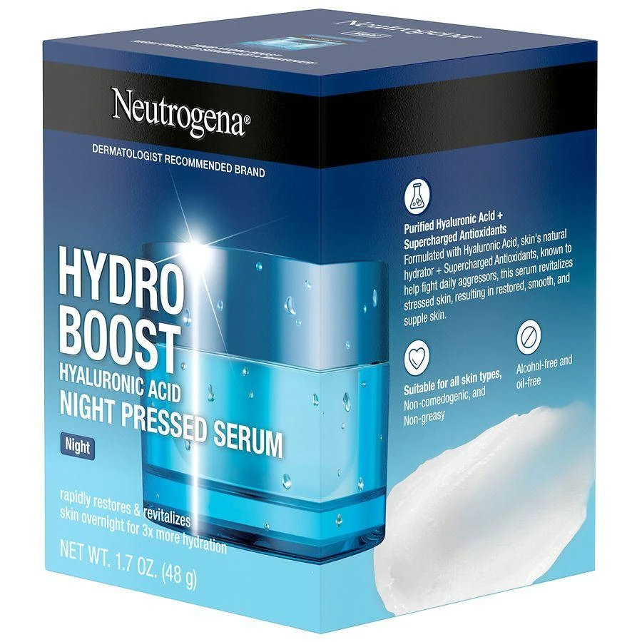 Neutrogena Hydro Boost Hyaluronic Acid Pressed Night Serum 9
