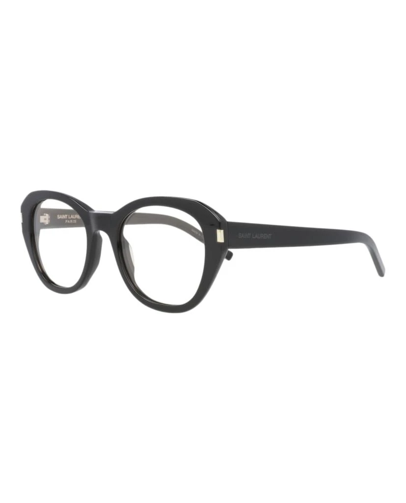 Saint Laurent Round-Frame Recycled Acetate Sunglasses 2