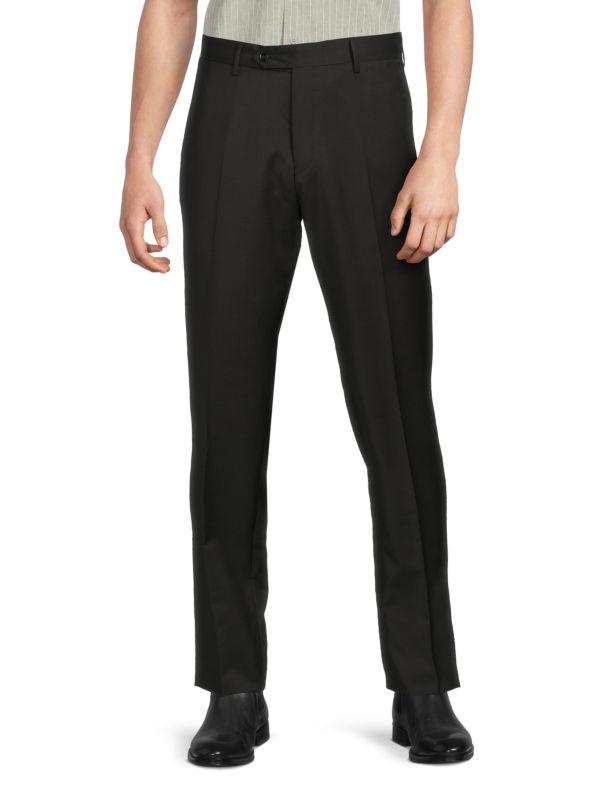 Zanella Tailored Fit Wool Dress Pants