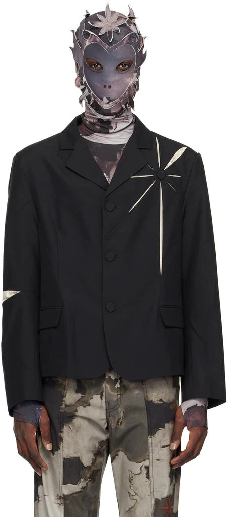 KUSIKOHC Black Origami Blazer 1