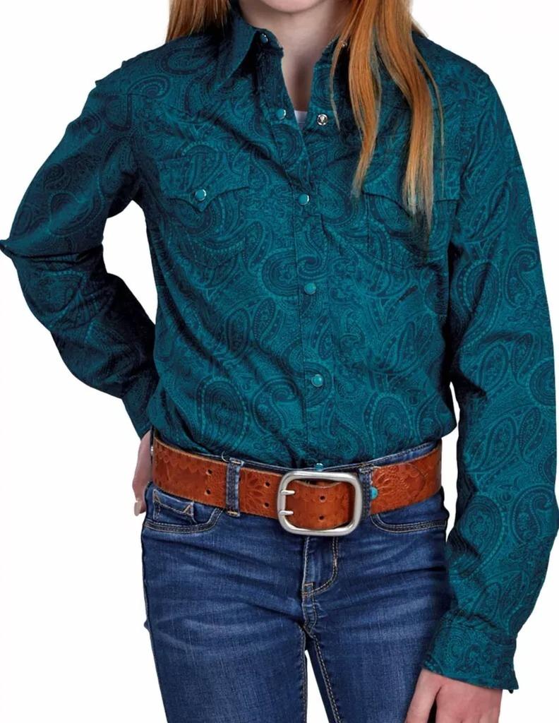 STETSON Stetson - Fitted Paisley Print Snap Shirt