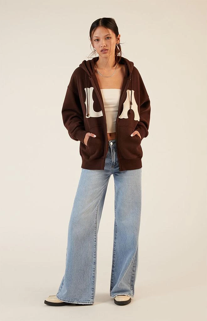 PacSun LA Zip Up Hoodie 4