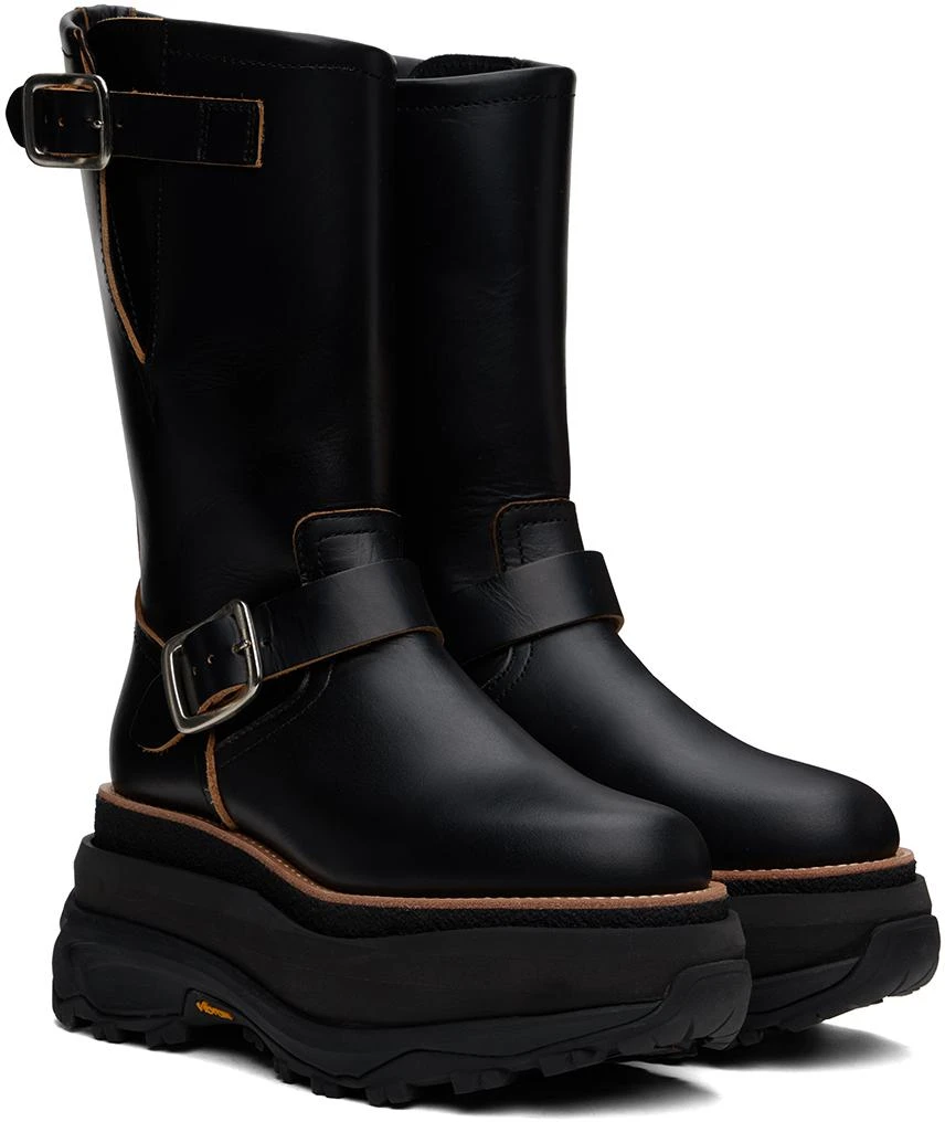 Sacai Black Engineer Boots 4