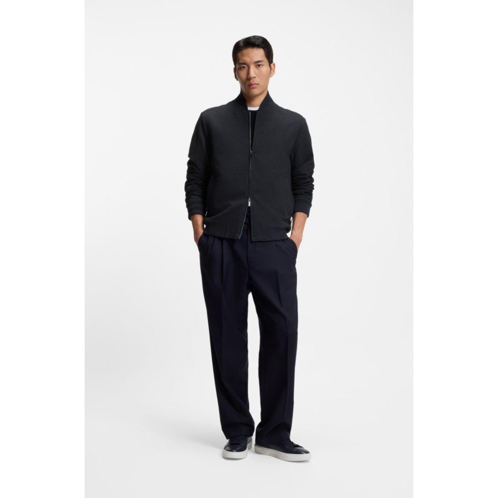 Hugo Boss Slim-fit jacket in wrinkle-resistant fabric