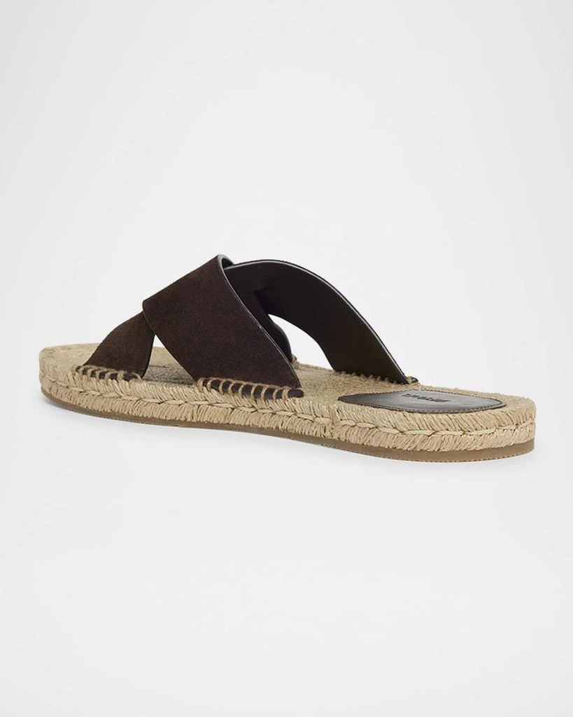 Zegna Men's Panarea Suede Espadrille Sandals 2