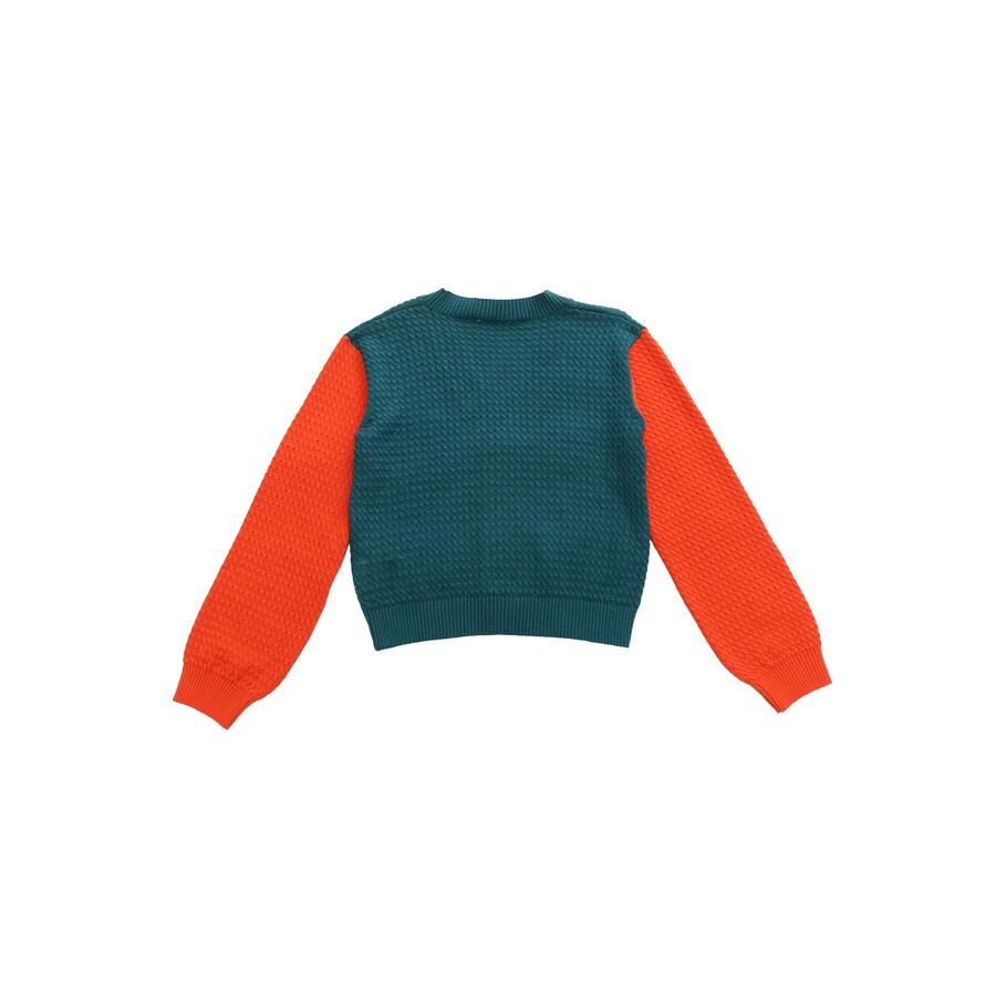 Stella McCartney Kids Floral-Embroidered V-Neck Cardigan