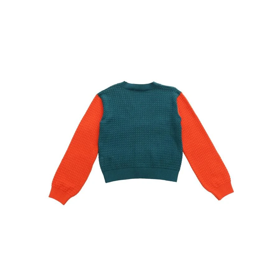 Stella McCartney Kids Floral-Embroidered V-Neck Cardigan 2