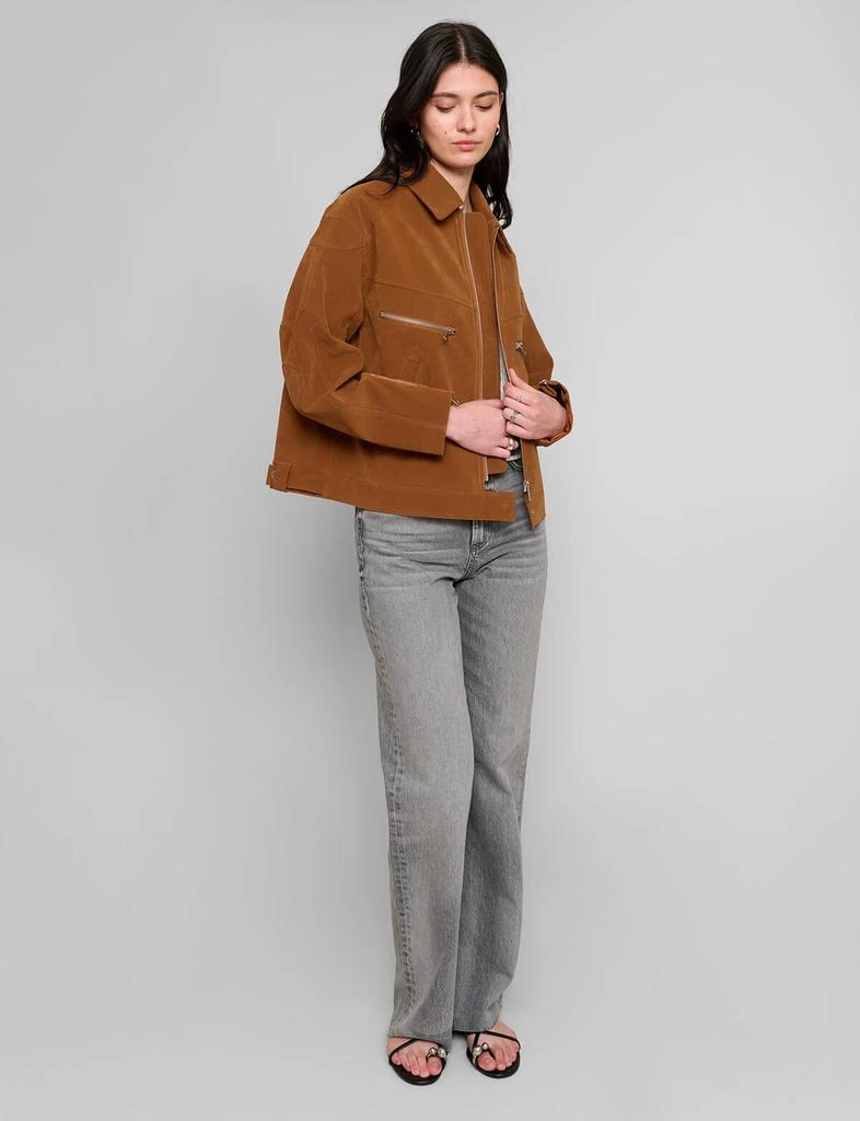 Pixie Market Faux Suede Moto Zip Jacket 3