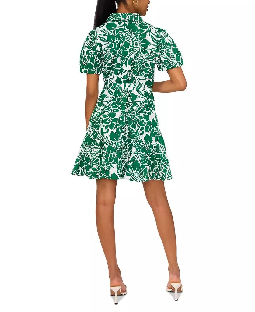MSK Petite Floral-Print Cotton Shirtdress 5