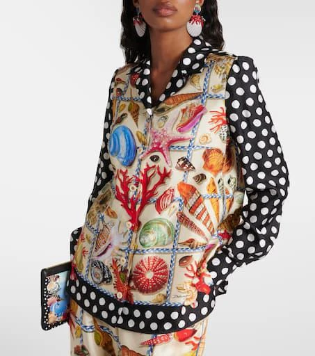 Dolce 
Gabbana Capri printed silk shirt 5