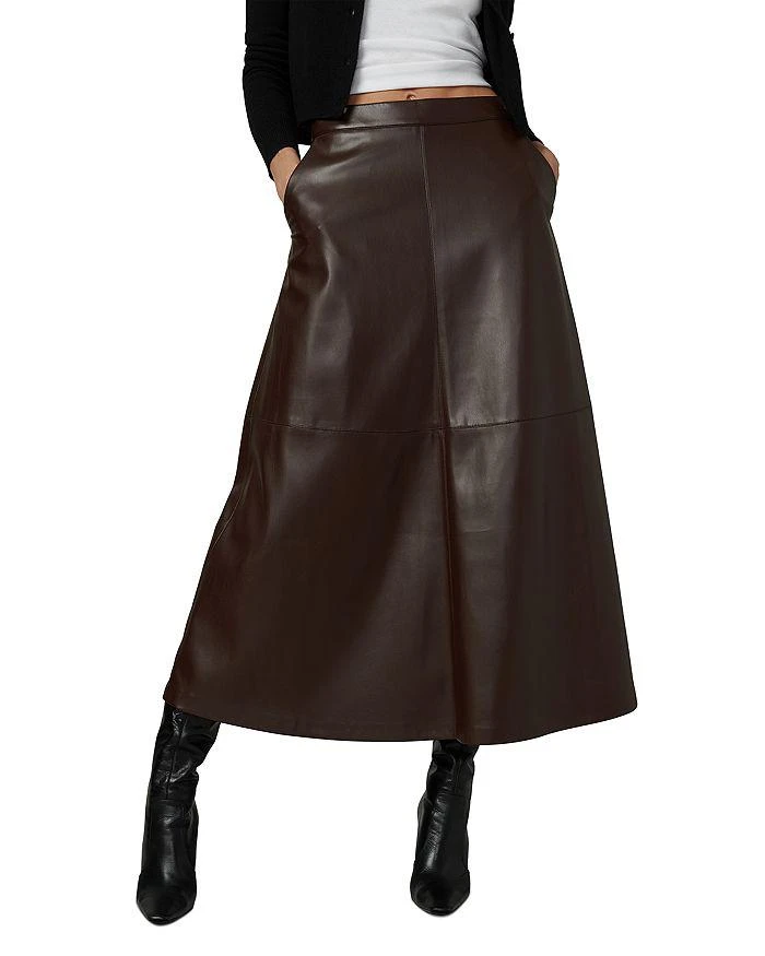 Joe's Jeans The Tavi Faux Leather Maxi Skirt 1