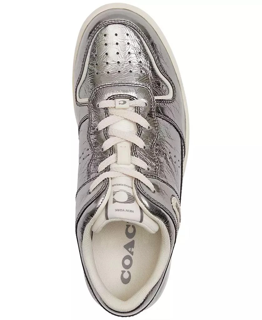 Coach Women's C201 Multi Signature Lace-Up Sneakers 4