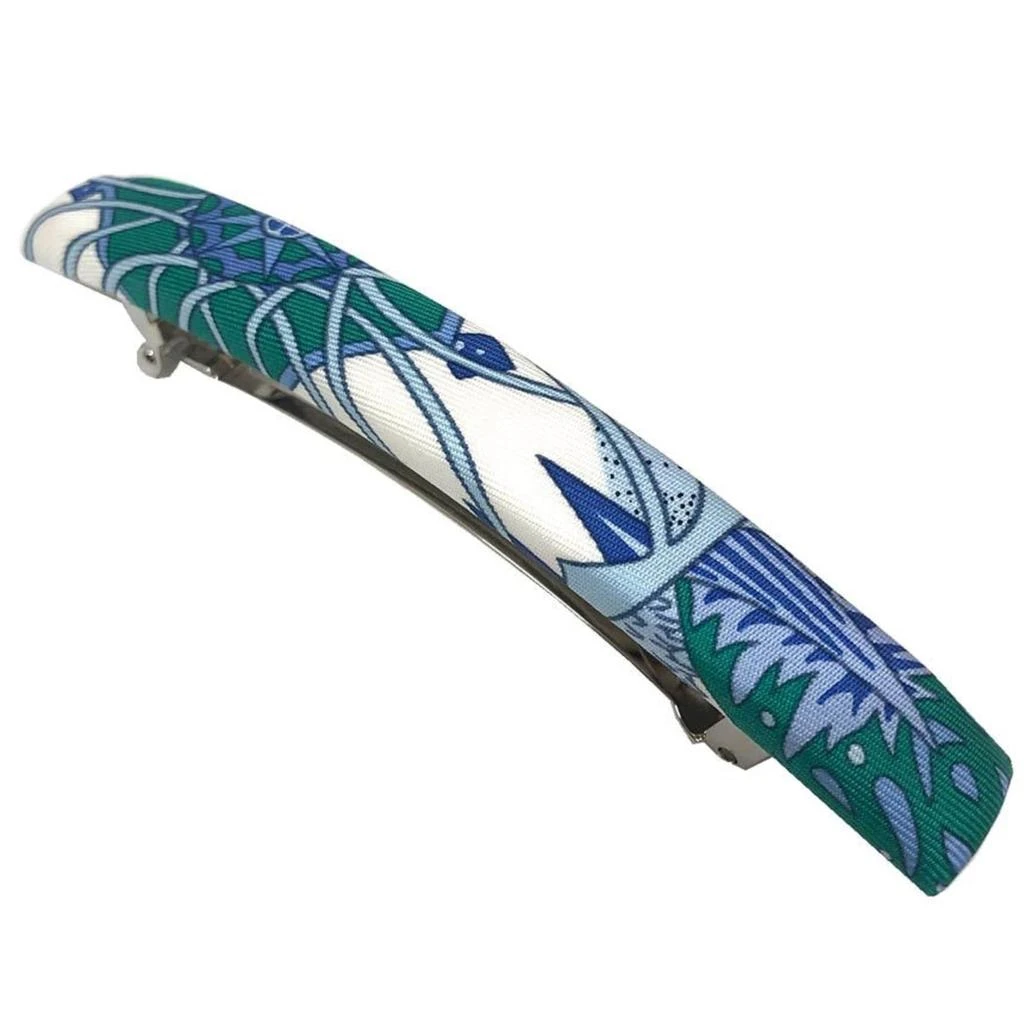 Hermes blue Brass Silk Barrette (Pre-Owned)