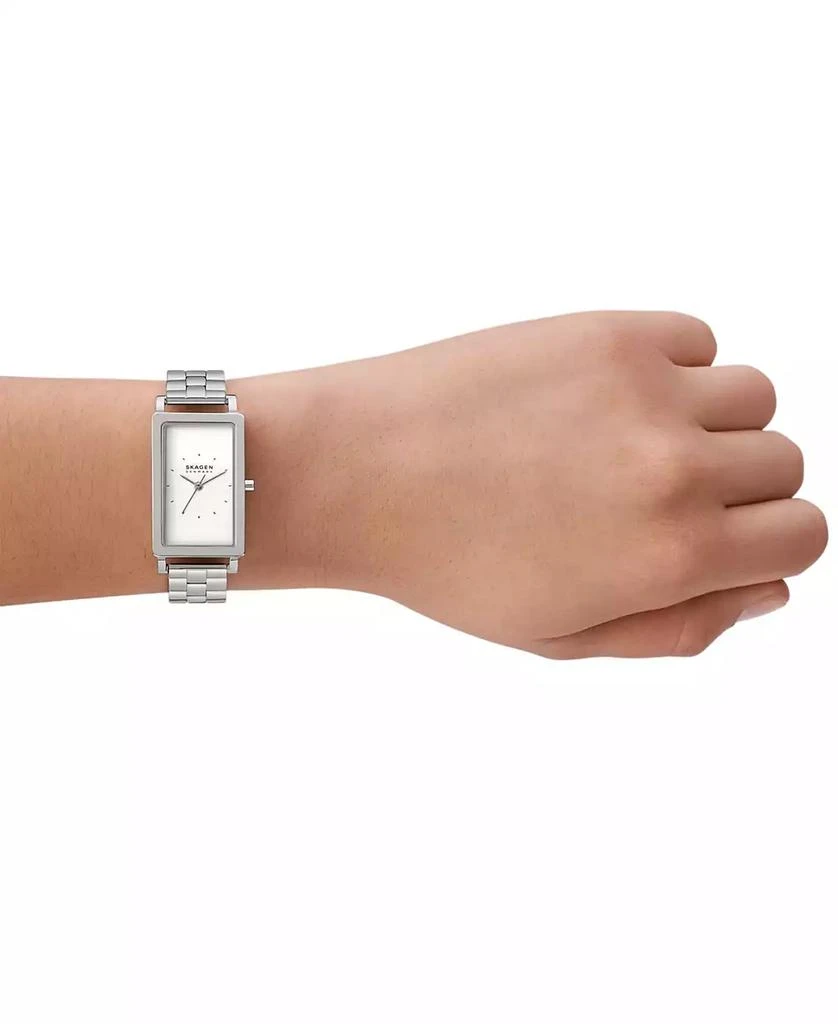 Skagen Women's Hagen Three Hand Silver-Tone Stainless Steel Watch 22mm 3