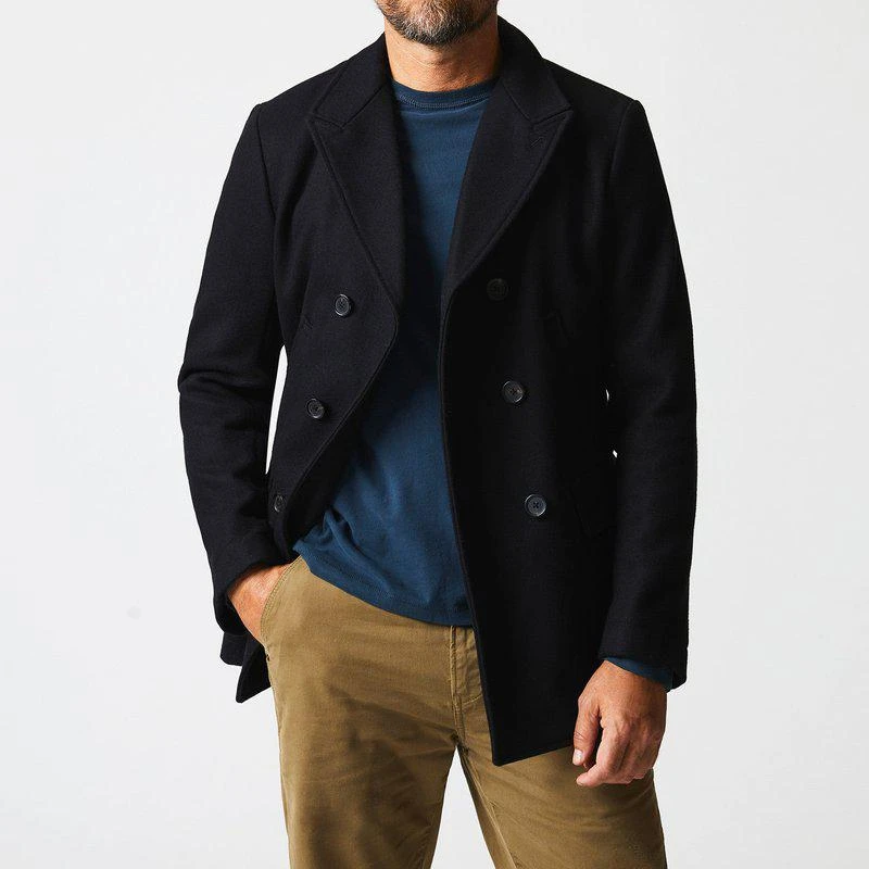 Billy Reid Bond Peacoat 1