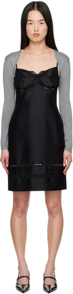 knee length dresses for ladies Shushu/Tong Yellow Bow Midi Skirt main image 1