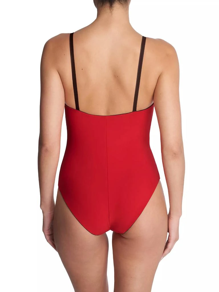 Natori Riviera Reversible One Piece Swimsuit 3