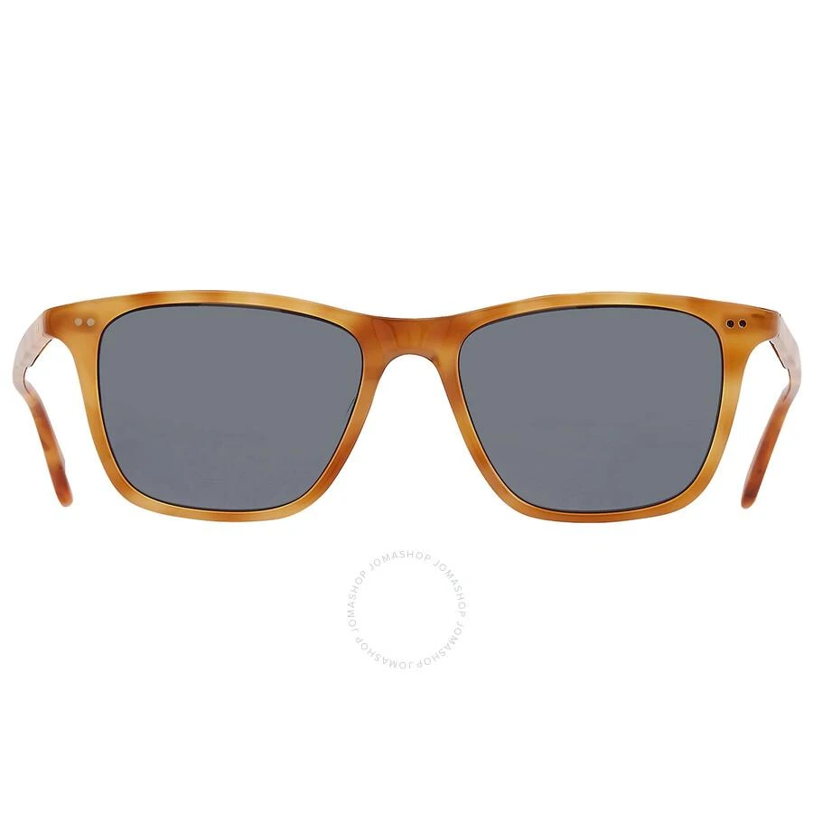 GARRETT LEIGHT HAYES SUN Pure Blue Smoke Polarized Square Sunglasses 2141 EMT/PBS PLR 52 1