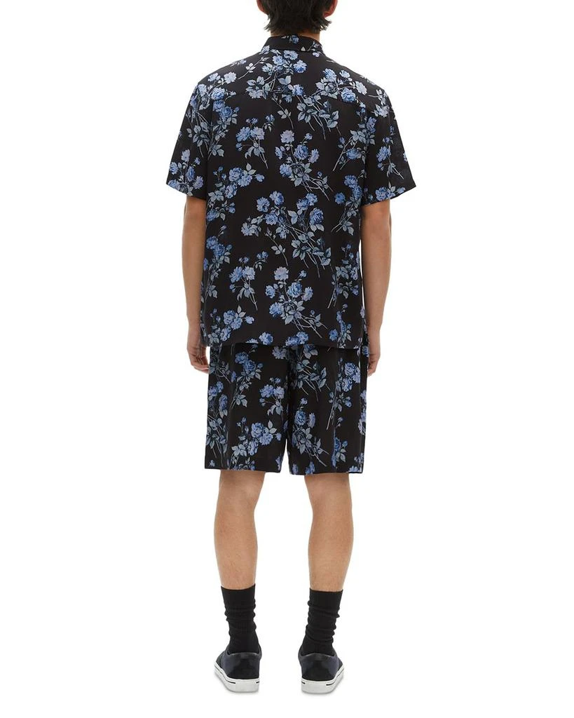 The Kooples Regular Fit Floral Print Short Sleeve Shirt 3