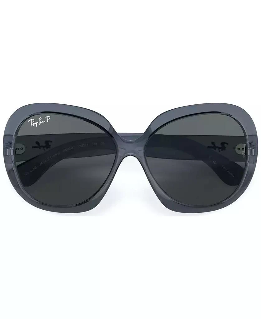 Ray-Ban Women's Polarized Sunglasses, RB4098 JACKIE OHH II 60 5