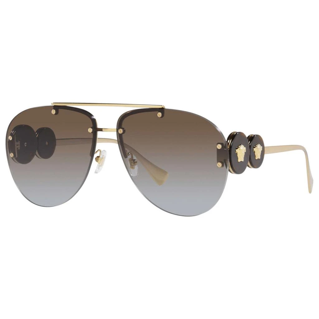 Versace Versace Women's Gold Aviator Sunglasses 1