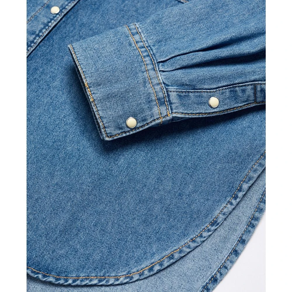 Mango Women's Pocket Denim Shirt 6