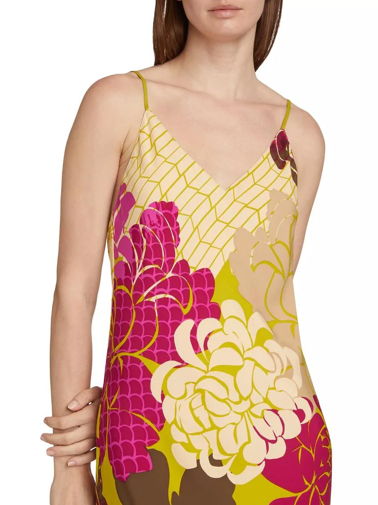 Natori Rimini Floral Satin Gown 5