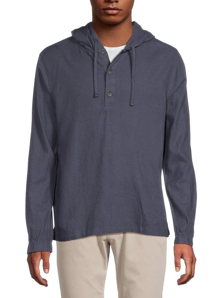 Saks Fifth Avenue ​​Linen-Blend Hoodie