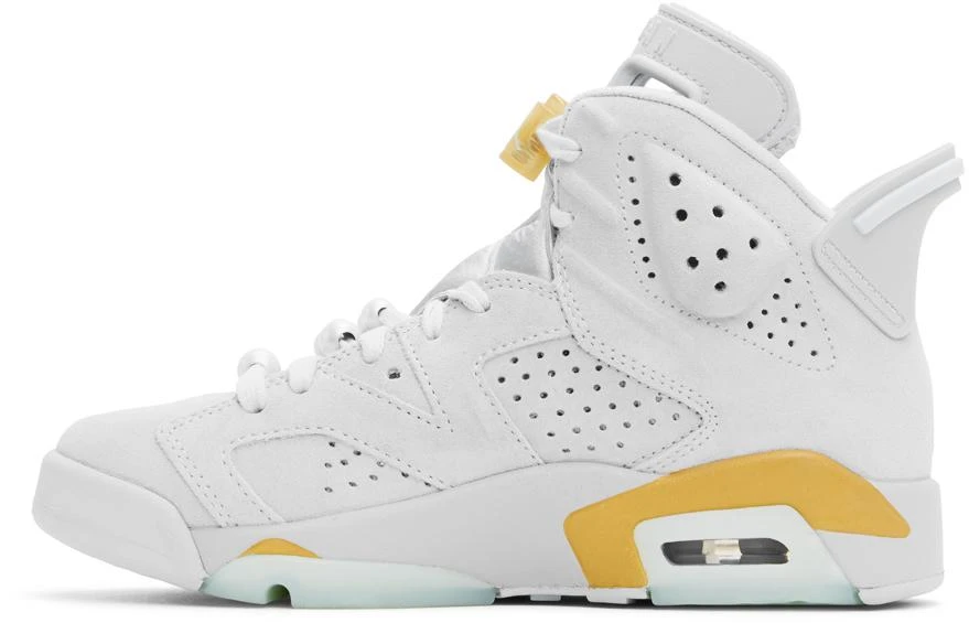 Jordan Gray Air Jordan 6 Retro 'Pearl' Sneakers 3