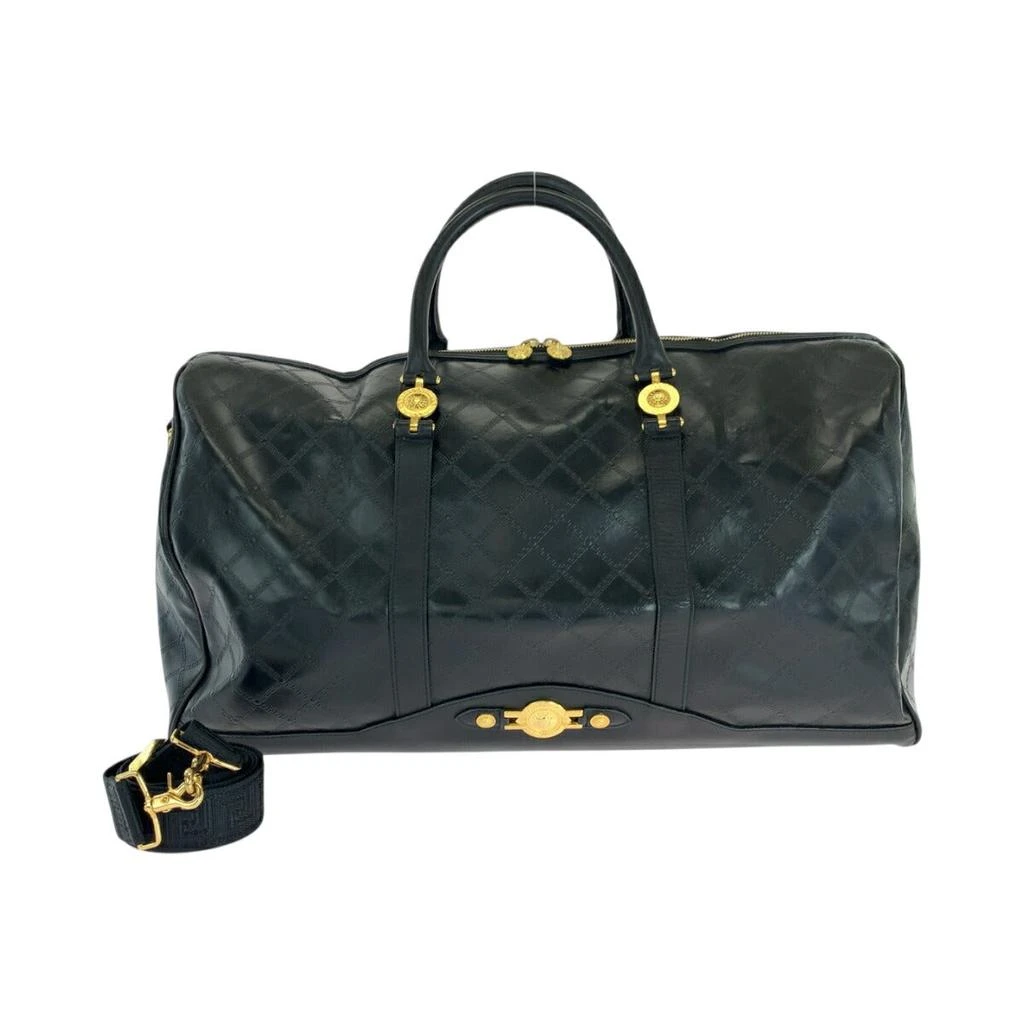 Versace Leather Sunburst Boston Bag 1