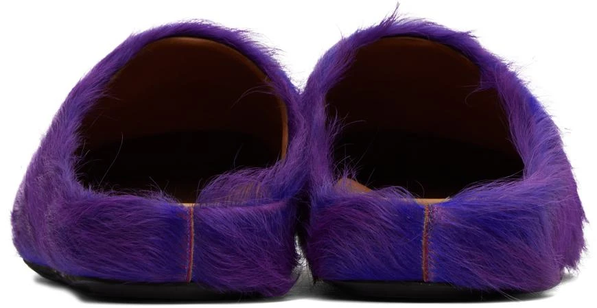 Marni Purple Fussbett Sabot Loafers 2