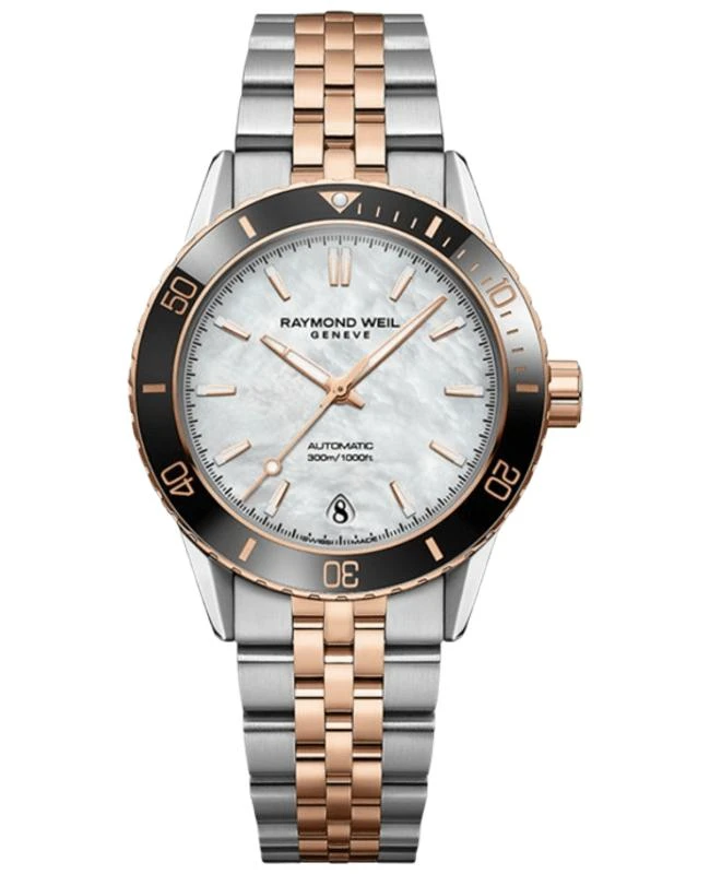 Raymond Weil Freelancer Automatic Diver Mother of Pearl Dial  display picture 3