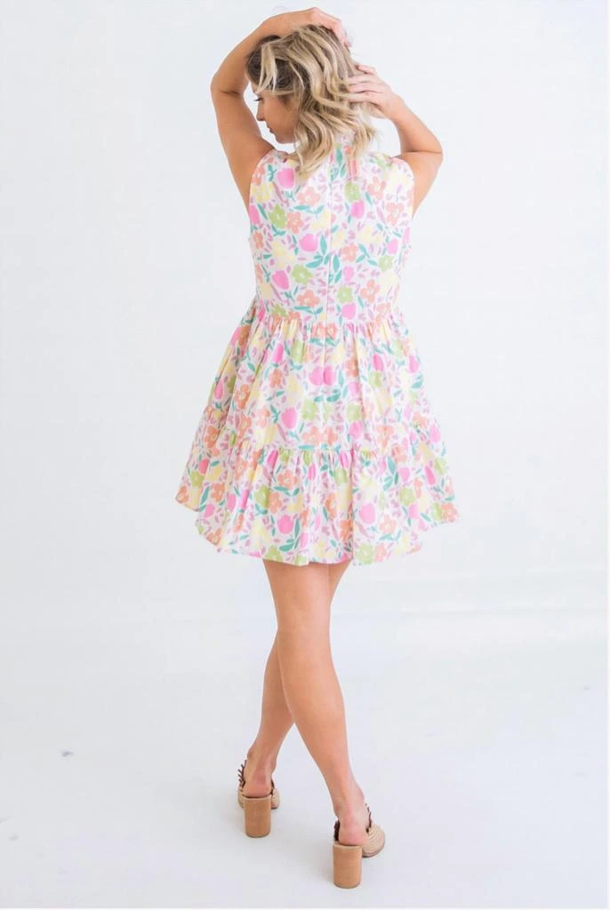 Karlie Karlie - FLORAL TIER VNECK DRESS 3