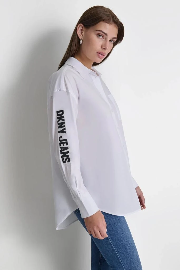 DKNY POPLIN BUTTON DOWN 3