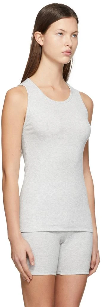 SKIMS Grey Cotton Boyfriend Tank Top 2