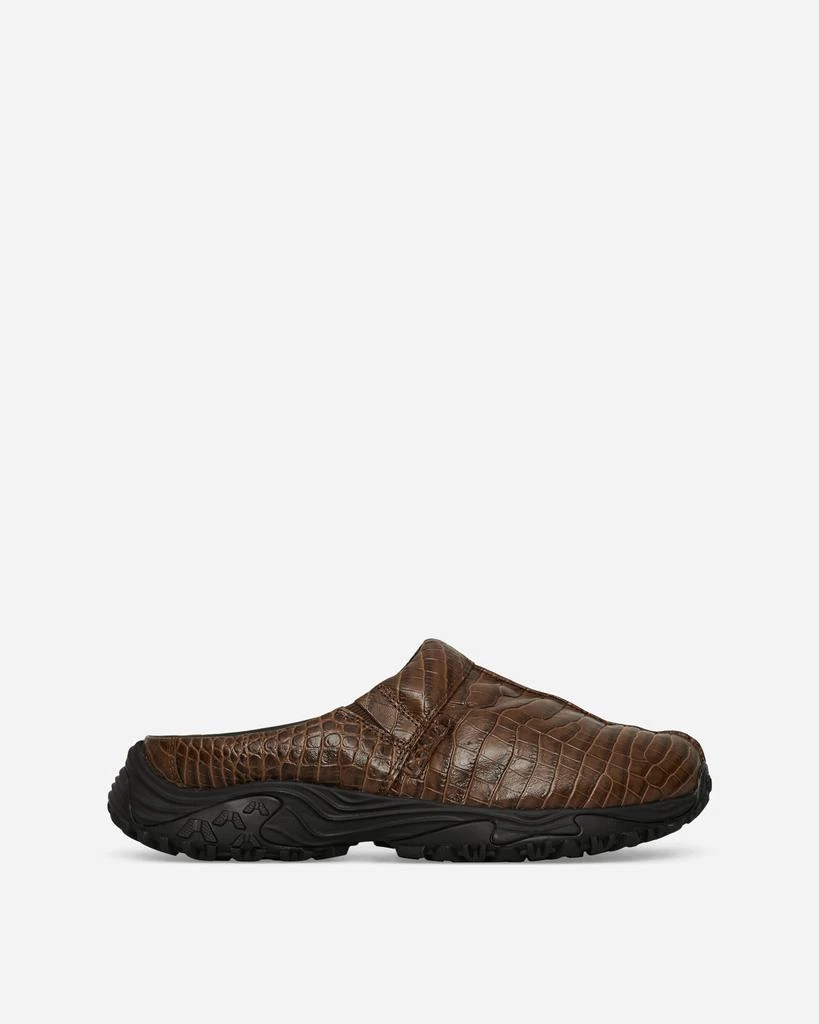 Clarks Women's Martine Rose Croc Clogs Brown 1