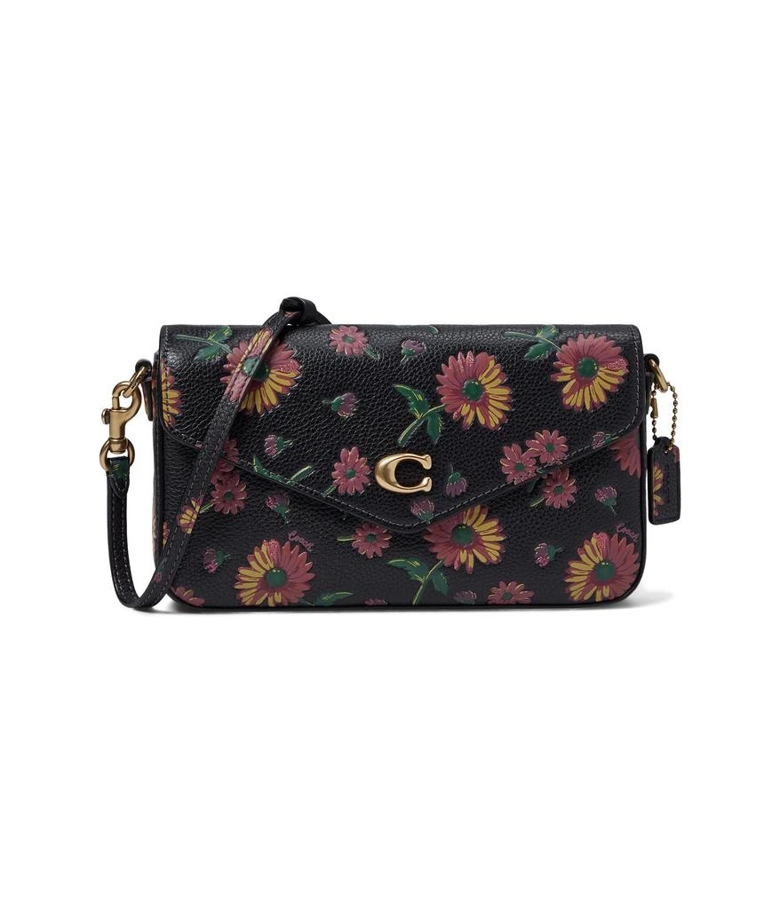 COACH Floral Printed Leather Wyn Crossbody 1