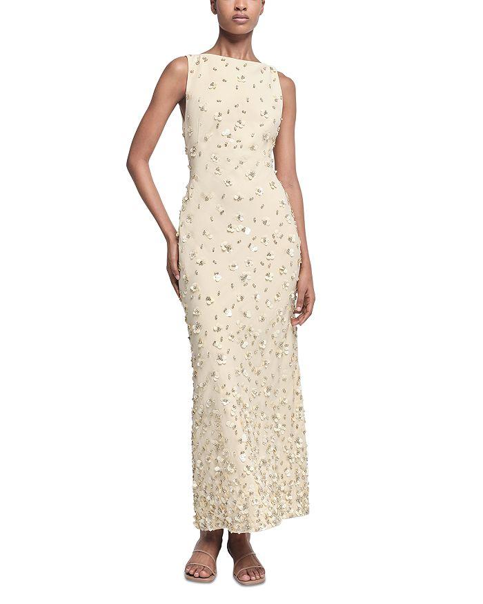 SIMKHAI Claudia Embellished Maxi Dress